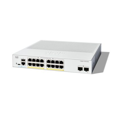 Cisco C1300-16P-2G Netzwerk-Switch Managed L2/L3 Gigabit Ethernet (10/100/1000) Weiß