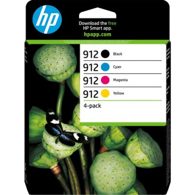 HP 912 4er-Pack Original-Druckerpatronen Schwarz/Cyan/Magenta/Gelb