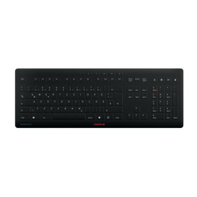 CHERRY Stream Tastatur RF kabellos + USB QWERTZ Deutsch Schwarz