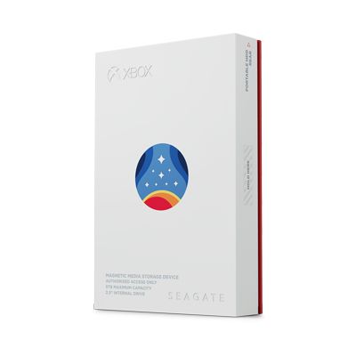 Seagate Game Drive Starfield Special Edition Externe Festplatte 5 TB Weiß