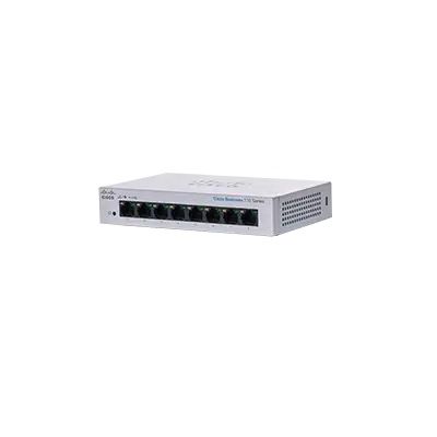 Cisco CBS110 Unmanaged L2 Gigabit Ethernet (10/100/1000) Grau