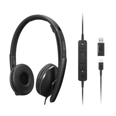 Lenovo 4XD1M45627 Kopfhörer & Headset Kabelgebunden Kopfband USB Typ-C Schwarz