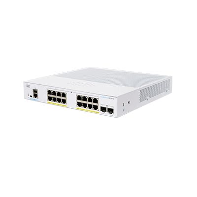 Cisco CBS350-16FP-2G-EU Netzwerk-Switch Managed L2/L3 Gigabit Ethernet (10/100/1000) Silber