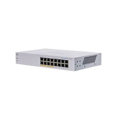 Cisco CBS110 Unmanaged L2 Gigabit Ethernet (10/100/1000) Power over Ethernet (PoE) 1U Grau