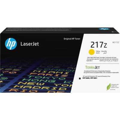 HP 217Z Gelb Original LaserJet Tonerkartusche mit superhoher Reichweite