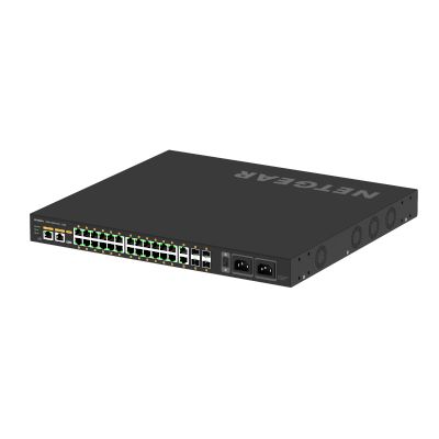NETGEAR GSM4230UP Managed L2/L3 Gigabit Ethernet (10/100/1000) Power over Ethernet (PoE) 1U Schwarz