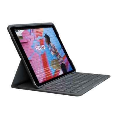 Logitech Slim Folio Graphit Bluetooth QWERTY Spanisch