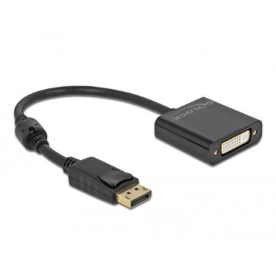 DeLOCK 63482 Videokabel-Adapter 0,2 m DisplayPort DVI Schwarz