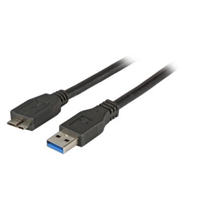 EFB Elektronik K5295SW.1 USB Kabel 1 m USB 3.2 Gen 1 (3.1 Gen 1) USB A Micro-USB B Schwarz