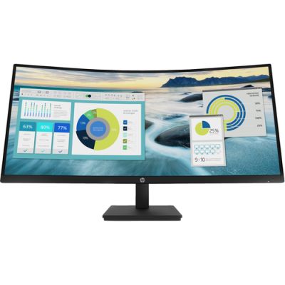 HP P34hc G4 Computerbildschirm 86,4 cm (34") 3440 x 1440 Pixel Quad HD LED Schwarz