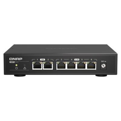 QNAP QSW-2104-2T Netzwerk-Switch Unmanaged 2.5G Ethernet (100/1000/2500) Schwarz