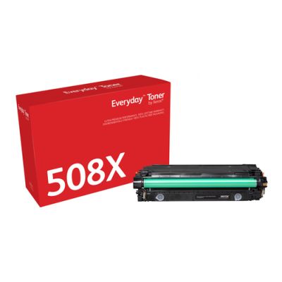 Everyday ™ Schwarz Toner von Xerox, kompatibel mit HP 508X (CF360X/ CRG-040HBK), High capacity