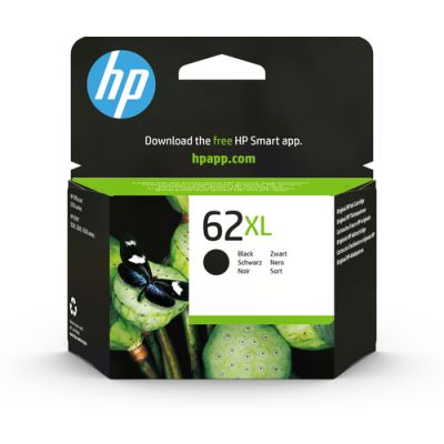 HP 62XL Schwarz Original Tintenpatrone mit hoher Reichweite