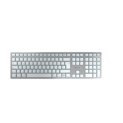 CHERRY KW 9100 SLIM FOR MAC Tastatur USB + Bluetooth QWERTZ Deutsch Silber