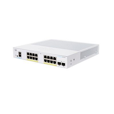 Cisco CBS350-16P-2G-EU Netzwerk-Switch Managed L2/L3 Gigabit Ethernet (10/100/1000) Silber