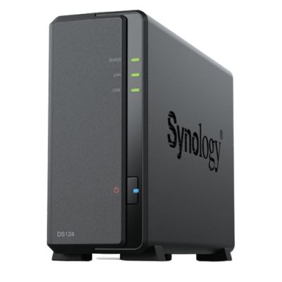 Synology DiskStation DS124 NAS & Speicherserver Desktop Ethernet/LAN Schwarz RTD1619B