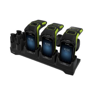 Zebra CR90-3S4T-TC5-G-01 Ladegerät für Mobilgeräte Tragbarer Rechner Schwarz AC Drinnen