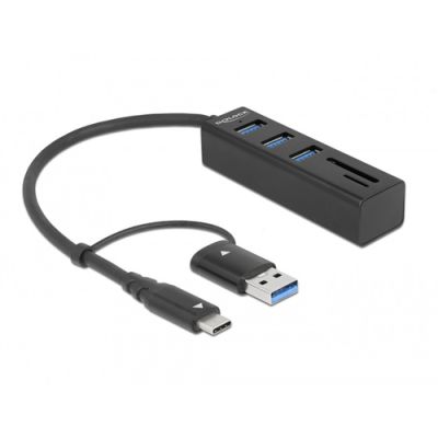 DeLOCK 63859 laptop-dockingstation & portreplikator USB 3.2 Gen 1 (3.1 Gen 1) Type-A + Type-C