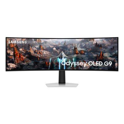 Samsung Odyssey S49CG934SU Computerbildschirm 124,5 cm (49") 5120 x 1440 Pixel DQHD OLED Silber