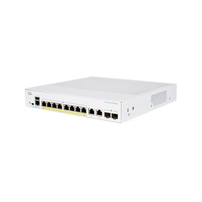 Cisco CBS350-8FP-2G-EU Netzwerk-Switch Managed L2/L3 Gigabit Ethernet (10/100/1000) Silber