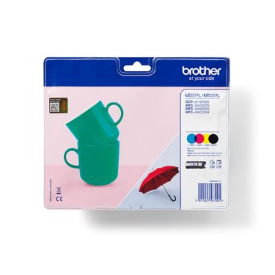 Brother LC227XLVALBPDR Druckerpatrone 4 Stück(e) Original Schwarz, Cyan, Magenta, Gelb