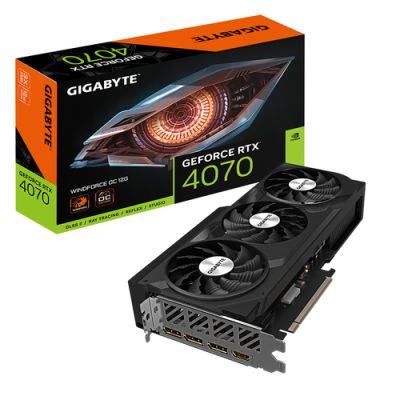 Gigabyte GV-N4070WF3OC-12GD Grafikkarte NVIDIA GeForce RTX 4070 12 GB GDDR6X
