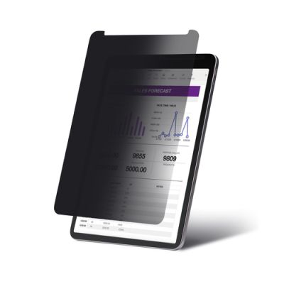 StarTech.com 4-Wege Blickschutz für 12,9-Zoll iPad Pro, 3. Gen. und höher, für Hoch-/Querformat, Touch-fähig, +/- 30 Grad Sicht, Blockiert bis zu 51% blaues Licht, Matt Finish