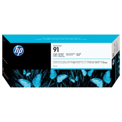 HP 91 Fotoschwarz Druckerpatrone, pigmentbasiert, 775 ml