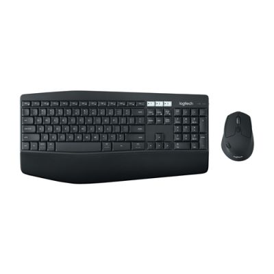 Logitech MK850 Performance Wireless Keyboard and Mouse Combo Tastatur Maus enthalten RF Wireless + Bluetooth Hebräisch Schwarz, Weiß