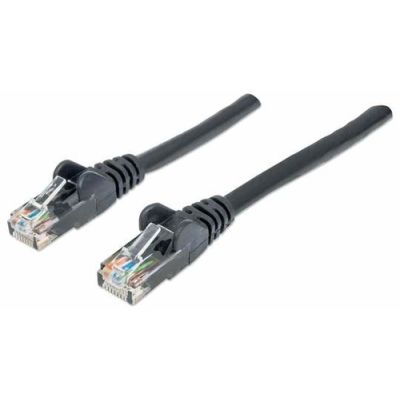 Intellinet Netzwerkkabel, Cat6, U/UTP, CCA, Cat6-kompatibel, RJ45-Stecker/RJ45-Stecker, 2,0 m, schwarz