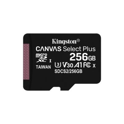 Kingston Technology 256GB micSDXC Canvas Select Plus 100R A1 C10 Einzelpack ohne Adapter