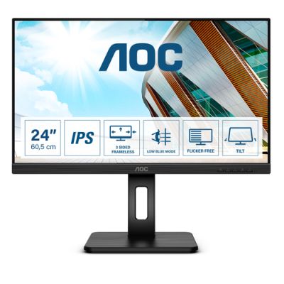 AOC P2 24P2Q LED display 60,5 cm (23.8") 1920 x 1080 Pixel Full HD Schwarz