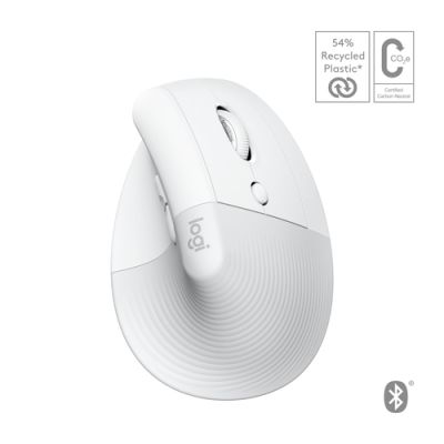 Logitech Lift for Mac Maus rechts RF Wireless + Bluetooth Optisch 4000 DPI
