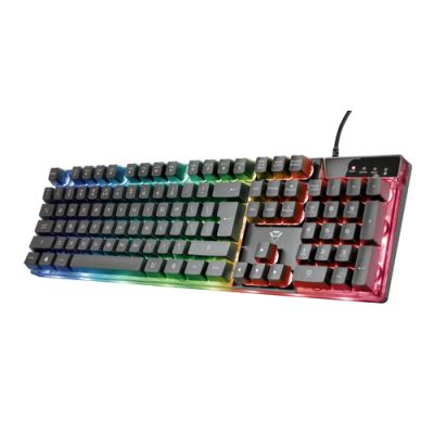 Trust GXT 835 Azor Tastatur USB Deutsch Schwarz