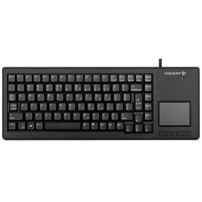 CHERRY XS Touchpad Tastatur USB Italienisch Schwarz