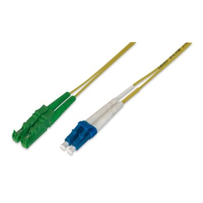 Digitus LWL Patchkabel, E2000 (8° APC) auf LC (UPC), Singlemode