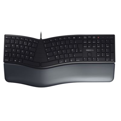CHERRY KC 4500 ERGO Tastatur USB QWERTY UK Englisch Schwarz