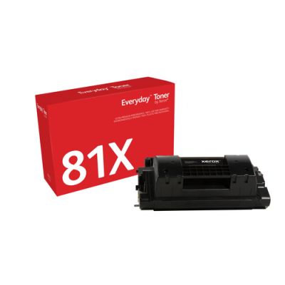 Everyday ™ Schwarz Toner von Xerox, kompatibel mit HP 81X (CF281X/ CRG-039H), Standardkapazität