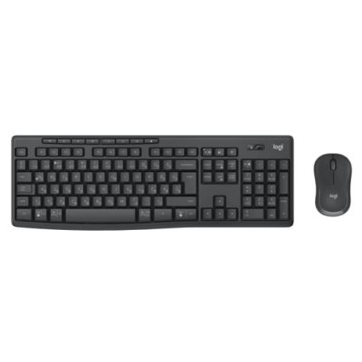 Logitech MK370 Combo for Business Tastatur Maus enthalten RF Wireless + Bluetooth QWERTY Portuguesisch Graphit