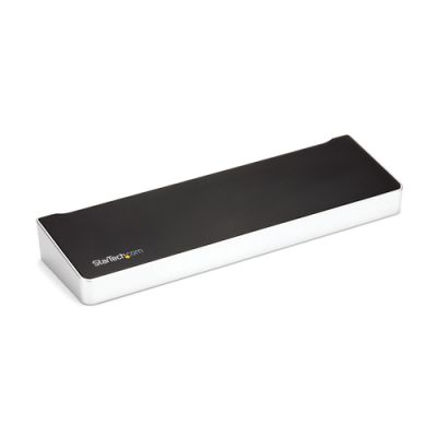 StarTech.com 4K USB-C Dock, Dreifach UHD 4K Monitor Dockingstation, Mac & Windows, USB-C zu HDMI & DisplayPort, 100W Power Delivery, 5x USB 5Gbps Hub
