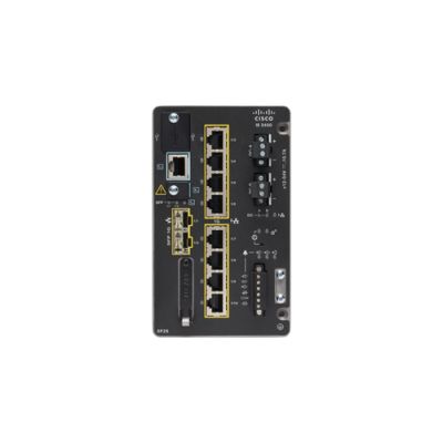 Cisco IE-3400-8P2S-A Netzwerk-Switch Managed L2/L3 Gigabit Ethernet (10/100/1000) Power over Ethernet (PoE) Schwarz