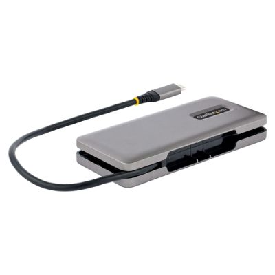 StarTech.com 4-Port USB-C Hub - 4x USB-C Ports - 100W Power Delivery Pass-Through - USB 3.2 Gen 2 Hub 10Gbit/s - Tragbar - USB-C Splitter - 32cm Kabel - USB-C Auf USB-C Adapter/Hub