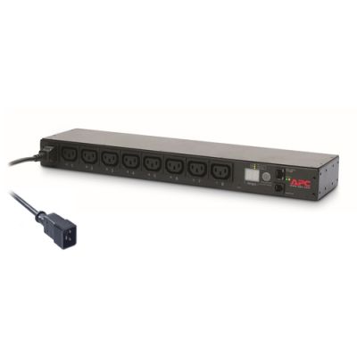 APC AP7921B Stromverteilereinheit (PDU) 8 AC-Ausgänge 0U/1U Schwarz