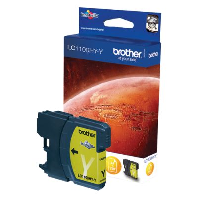 Brother LC1100HYY Druckerpatrone 1 Stück(e) Original Hohe (XL-) Ausbeute Gelb