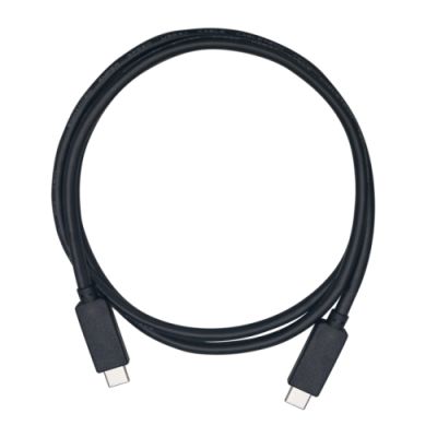 QNAP USB3.1 GEN2 10G 1.0M TYPE-C TO TYPE-C CABLE USB Kabel 1 m USB 3.2 Gen 2 (3.1 Gen 2) USB C Schwarz
