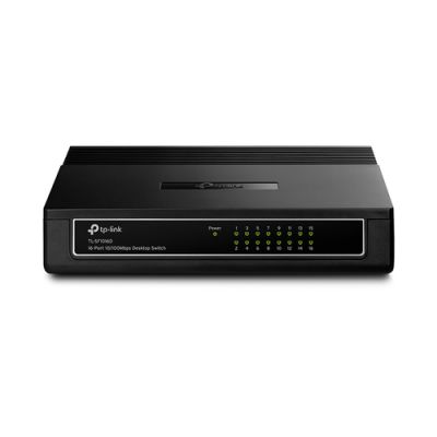 TP-Link TL-SF1016D Netzwerk-Switch Fast Ethernet (10/100) Schwarz