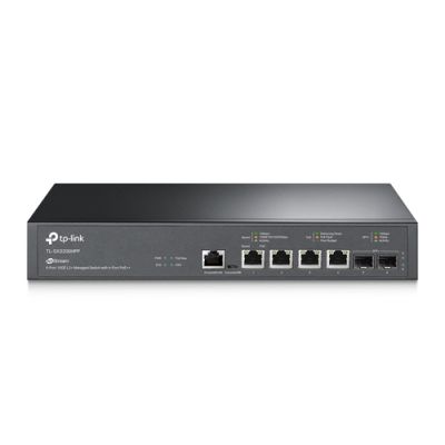 TP-Link JetStream 6-Port 10GE L2+ Managed Switch mit 4-Port PoE++