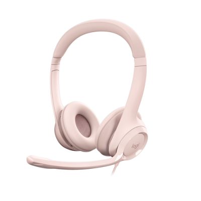 Logitech H390 Kopfhörer Kabelgebunden Kopfband Büro/Callcenter USB Typ-A Pink