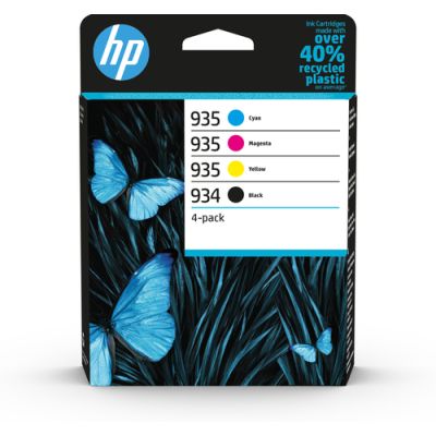 HP 934 Schwarz/935 Cyan/Magenta/Gelb Original Tintenpatronen (4er-Packung)
