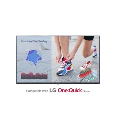 LG 43UL3J-M Signage-Display Digital Signage Flachbildschirm 109,2 cm (43") LCD WLAN 300 cd/m² 4K Ultra HD Blau Web OS 16/7